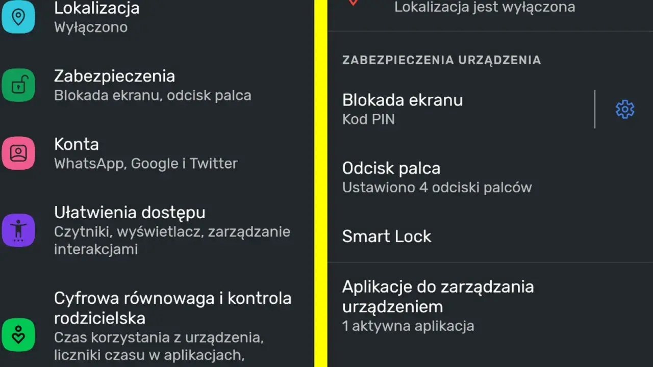 Ustawienia telefonu: blokada ekranu, kod PIN. Dowiedz się, jak usunąć pin z karty sim, szukając opcji zabezpieczeń.