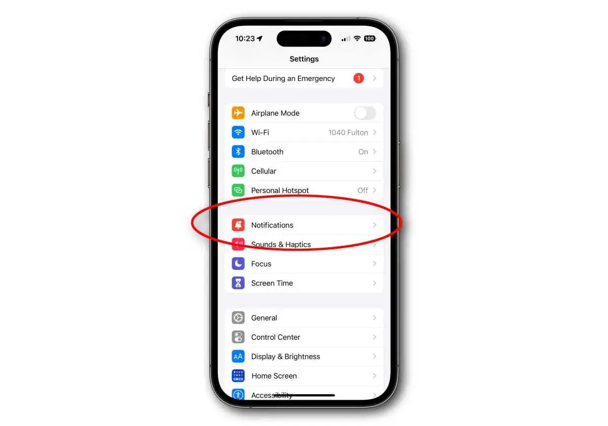 Ekran ustawień telefonu, gdzie zaznaczono opcję 